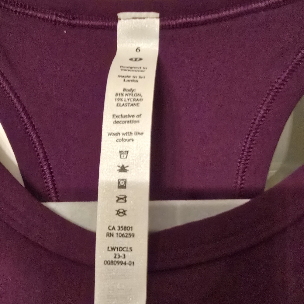 lululemon athletica Purple Jacket and Tank Set - Picture 7 of 8